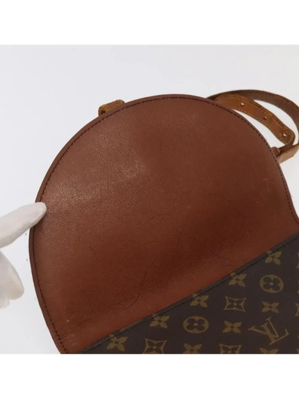 Authentic LOUIS VUITTON Monogram Chantilly GM Shoulder Bag M51232 LV